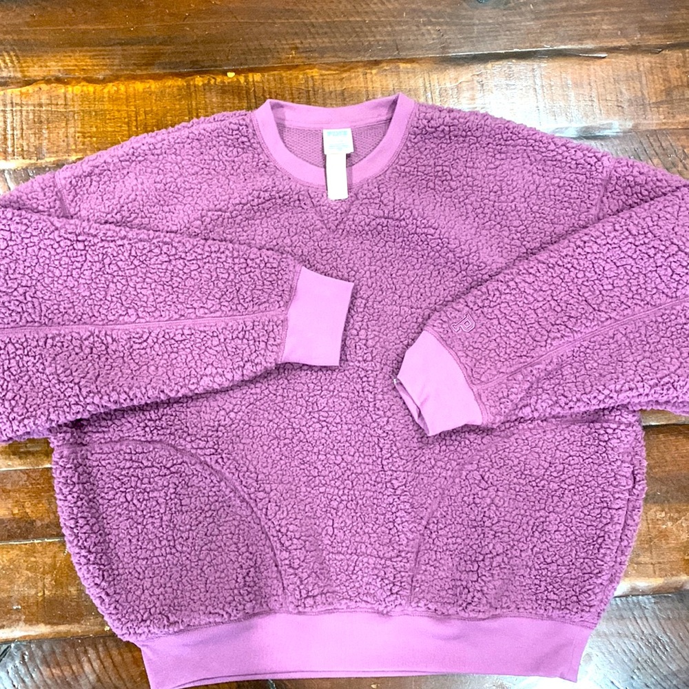New! With tags. PINK brand fuzzy warm chenille pullover.
